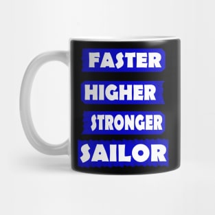 Sailing Captain Sailboat Windsail Sea Freedom Mug